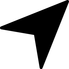 Orientation Filled Arrow Stencil Svg Vector, Free Vectors File